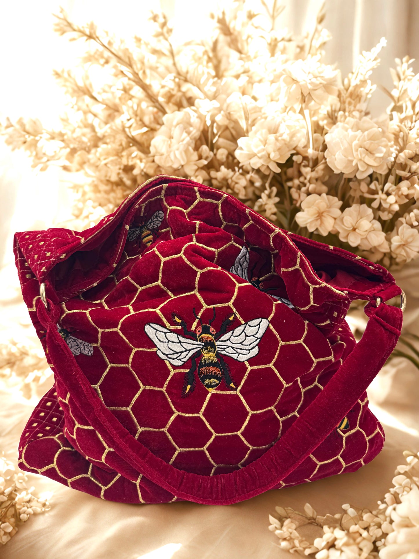 The Melissa Tote - Handcrafted Embroidered Tote Bag