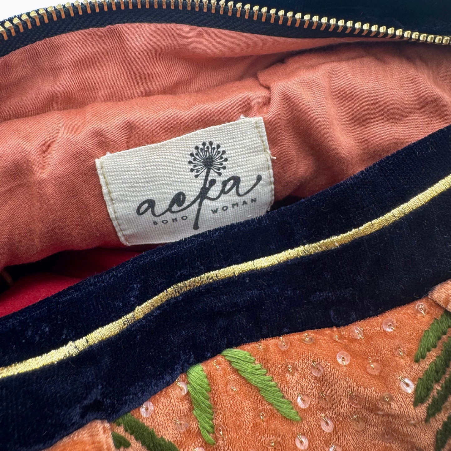 The Malibu Luxe Hobo - Hand Embroidered Limited Edition Hobo Bag