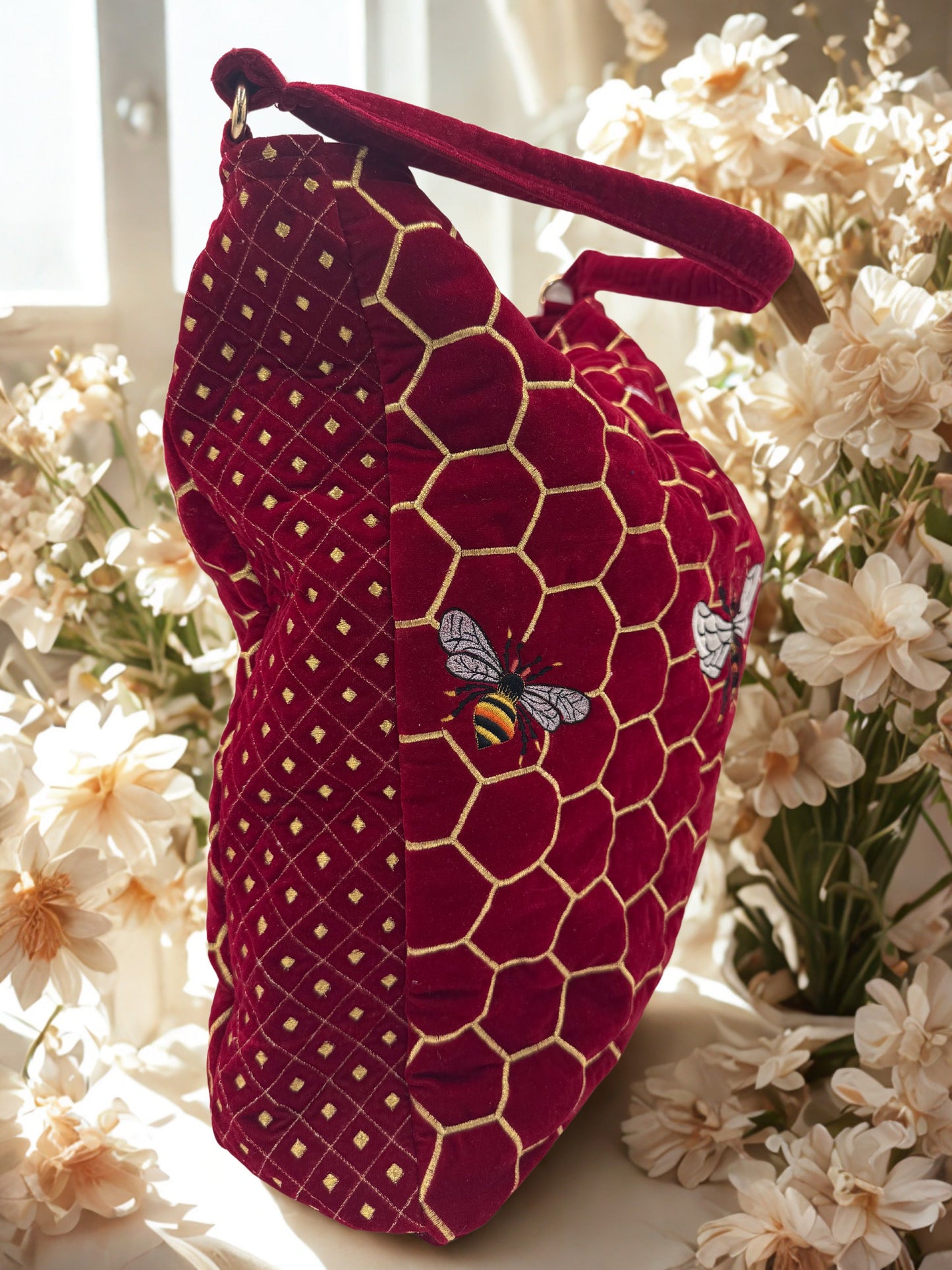 The Melissa Tote - Handcrafted Embroidered Tote Bag