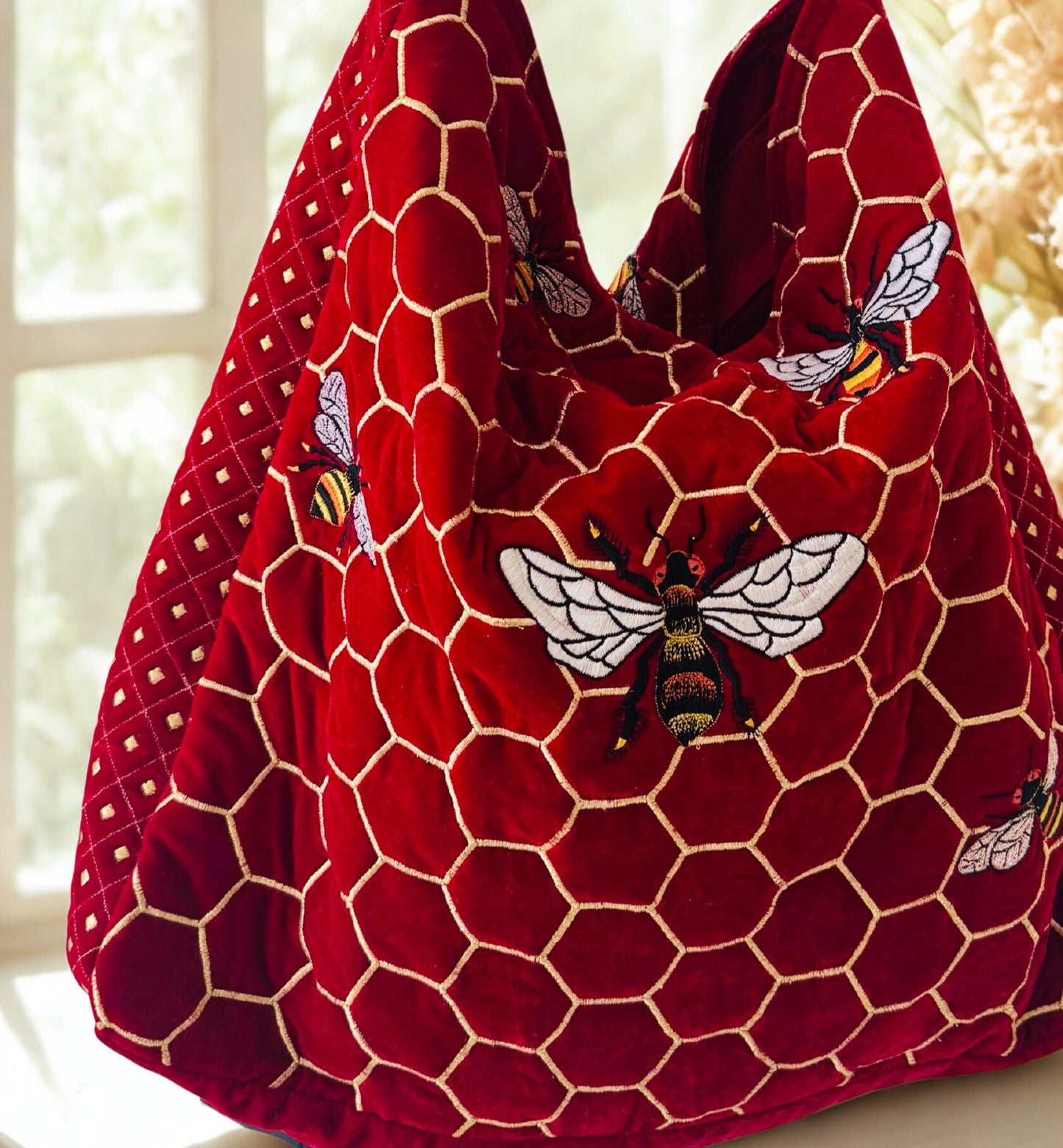 The Melissa Tote - Handcrafted Embroidered Tote Bag