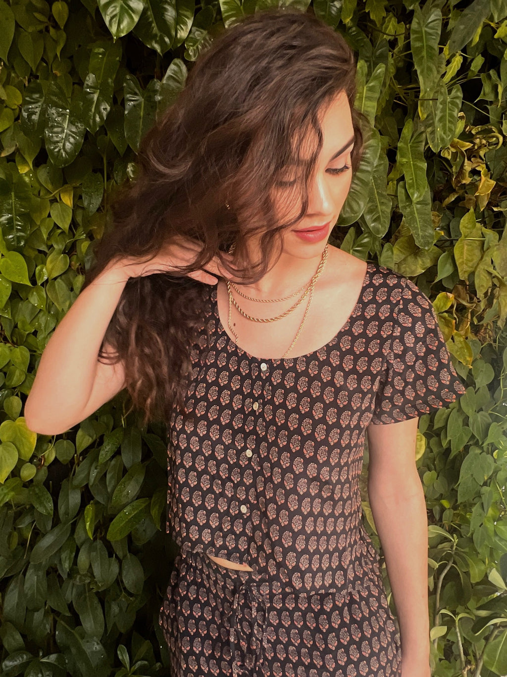 Layla Black Crop Top