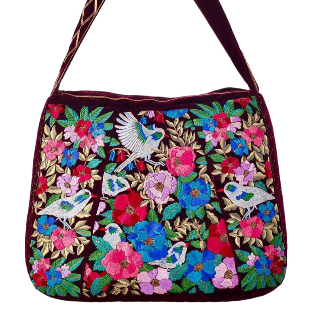 The Madison Luxe Tote Burgundy