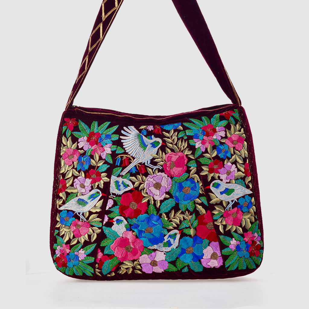 The Madison Luxe Tote Burgundy