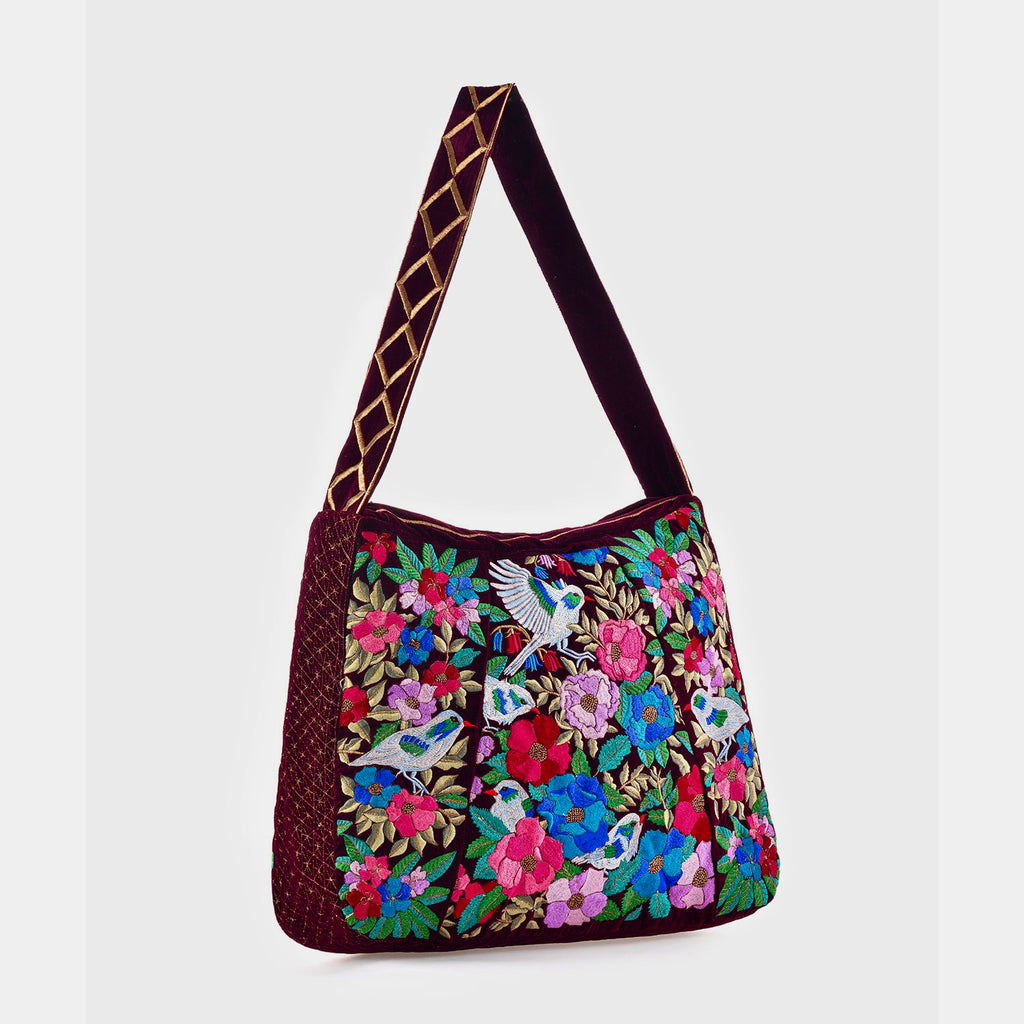 The Madison Luxe Tote Burgundy