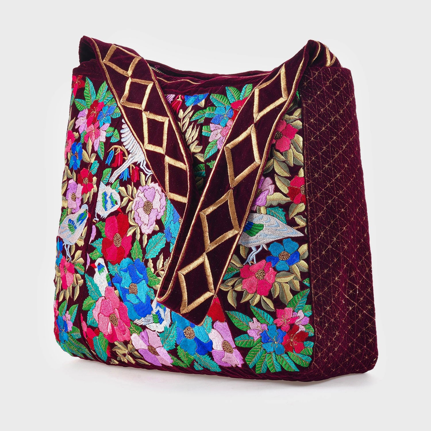 The Madison Luxe Tote Burgundy