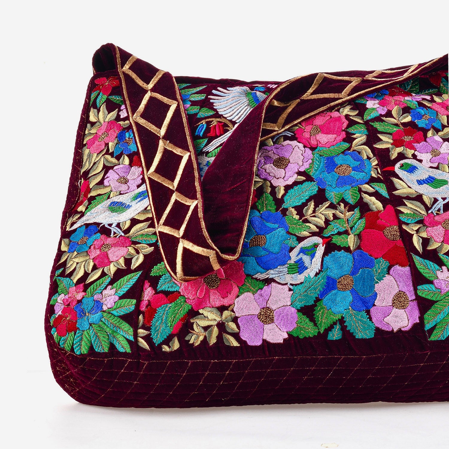 The Madison Luxe Tote Burgundy