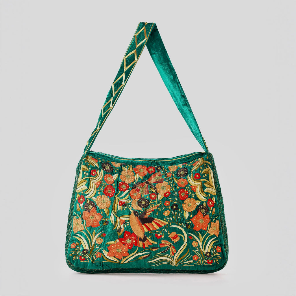 The Selena Luxe Tote Green