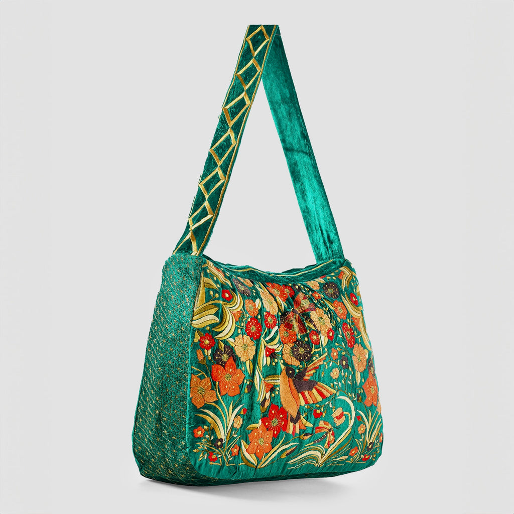 The Selena Luxe Tote Green