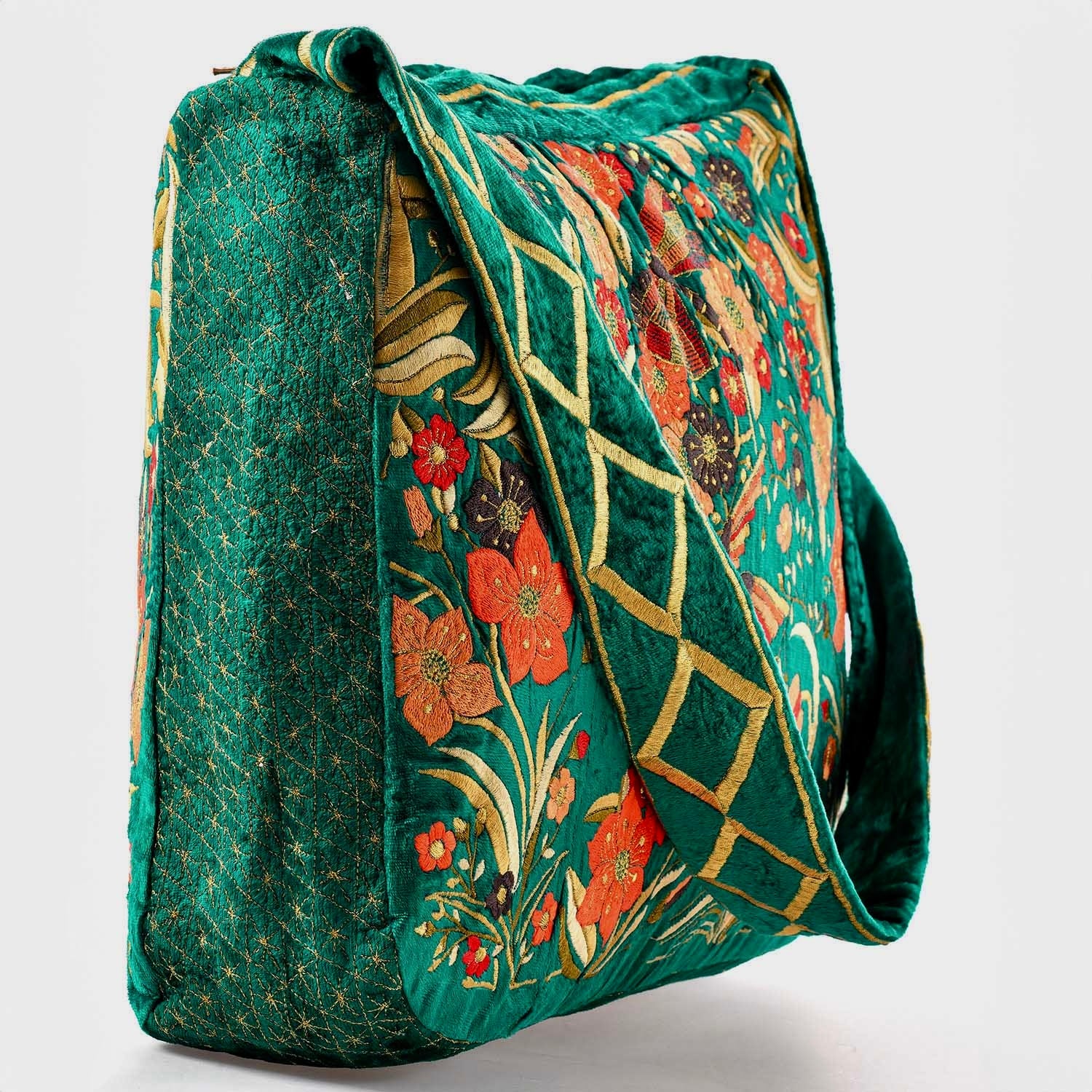 The Selena Luxe Tote Green