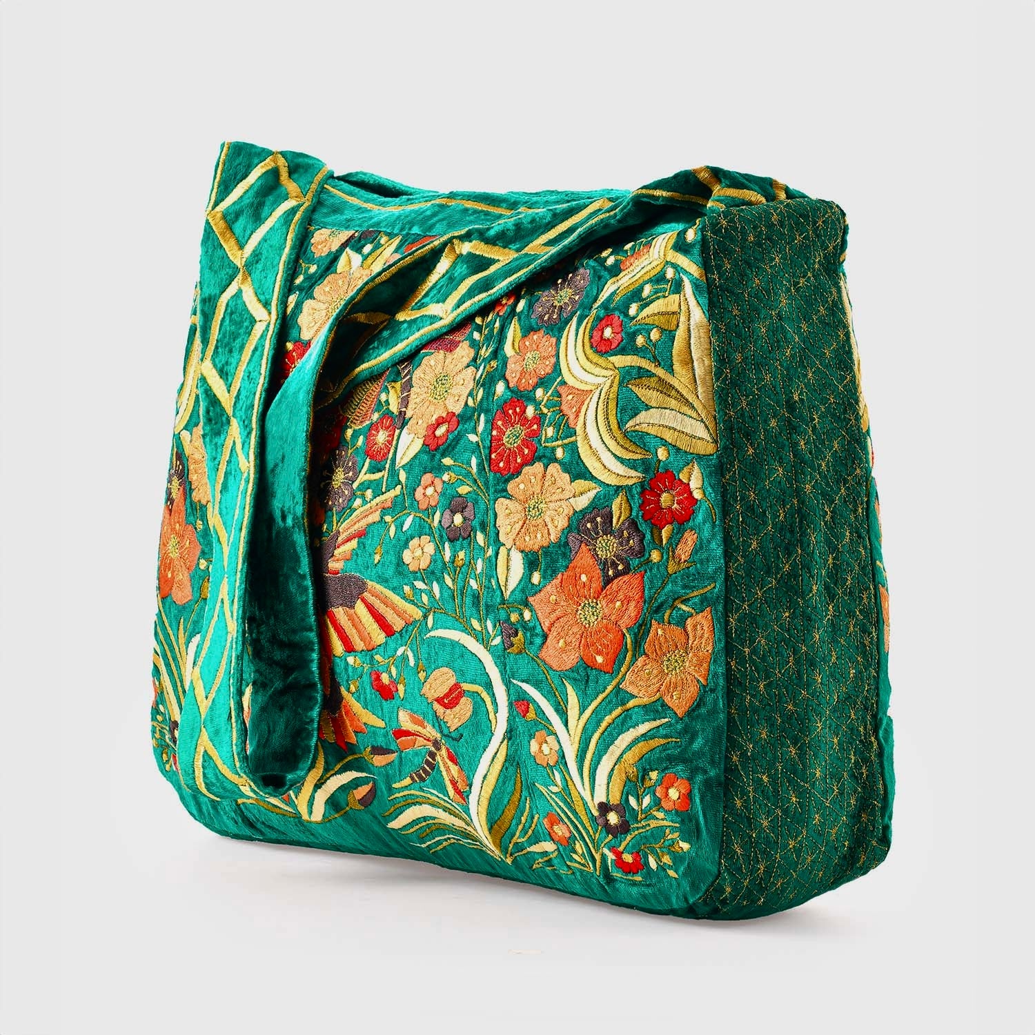 The Selena Luxe Tote Green