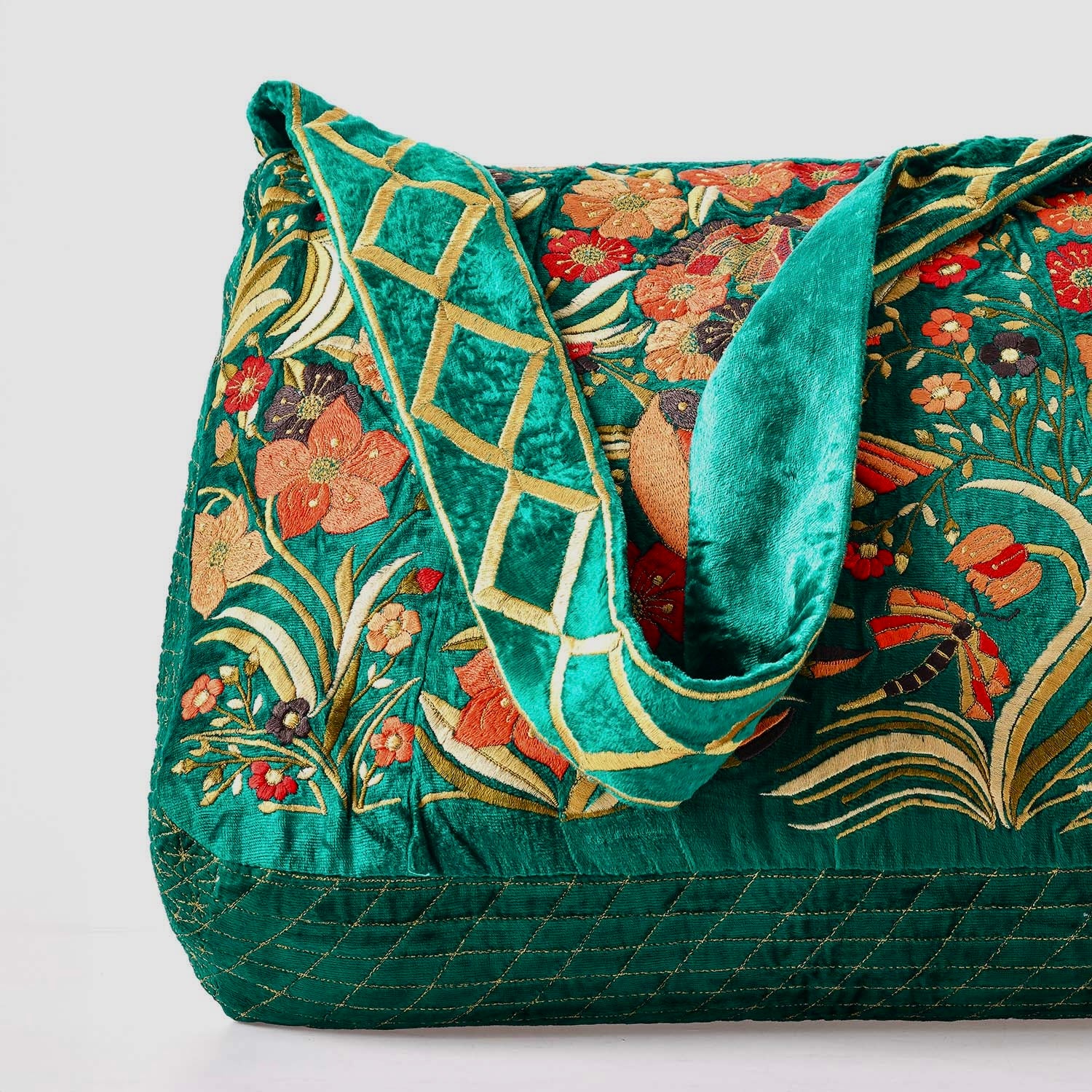 The Selena Luxe Tote Green