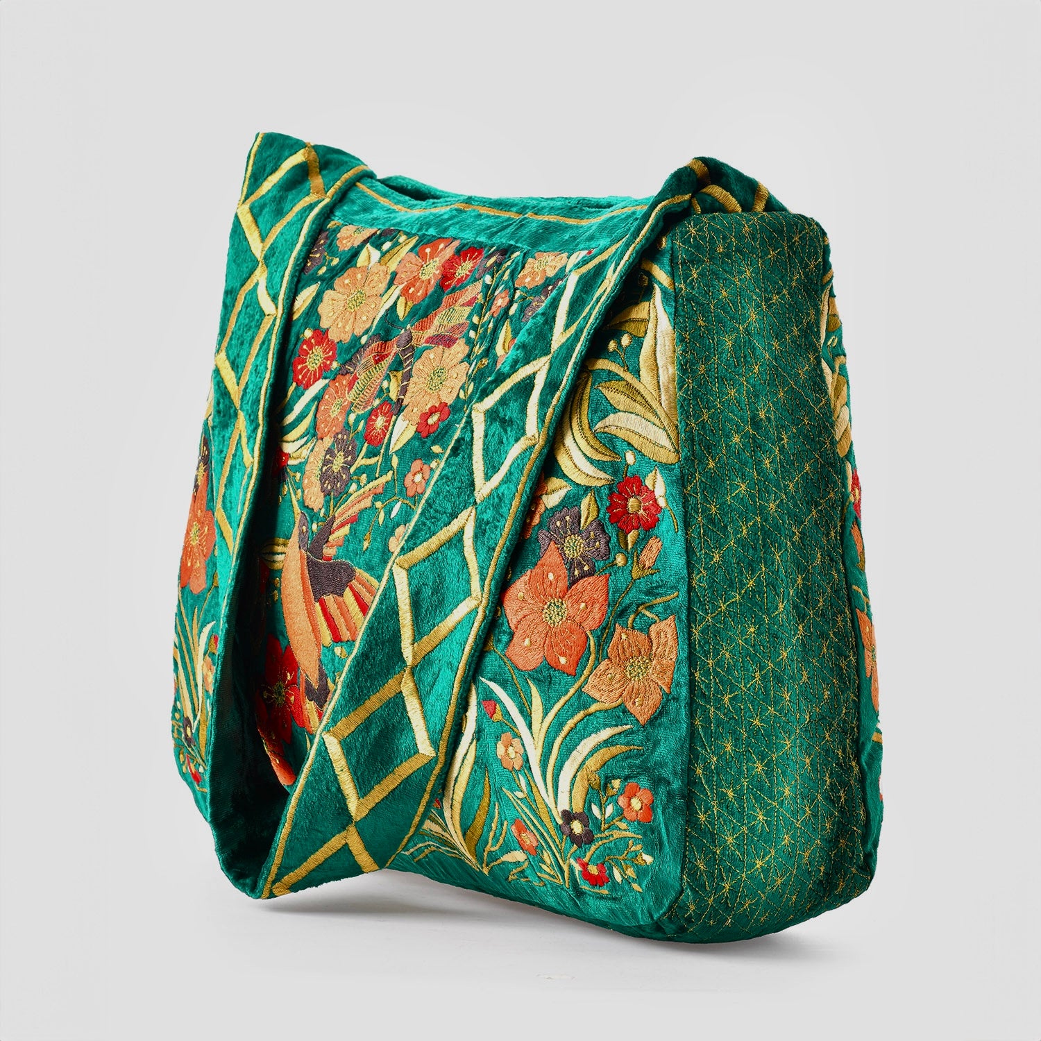 The Selena Luxe Tote Green