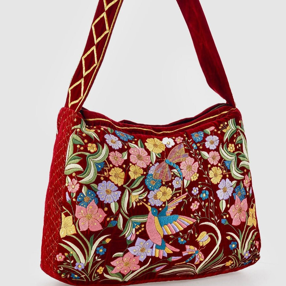 The Selena Luxe Tote Red