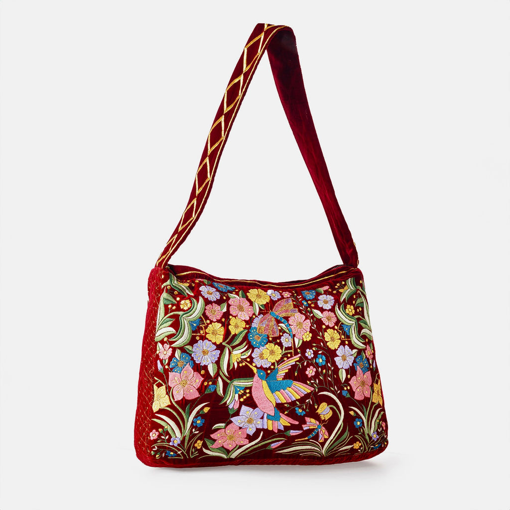 The Selena Luxe Tote Red