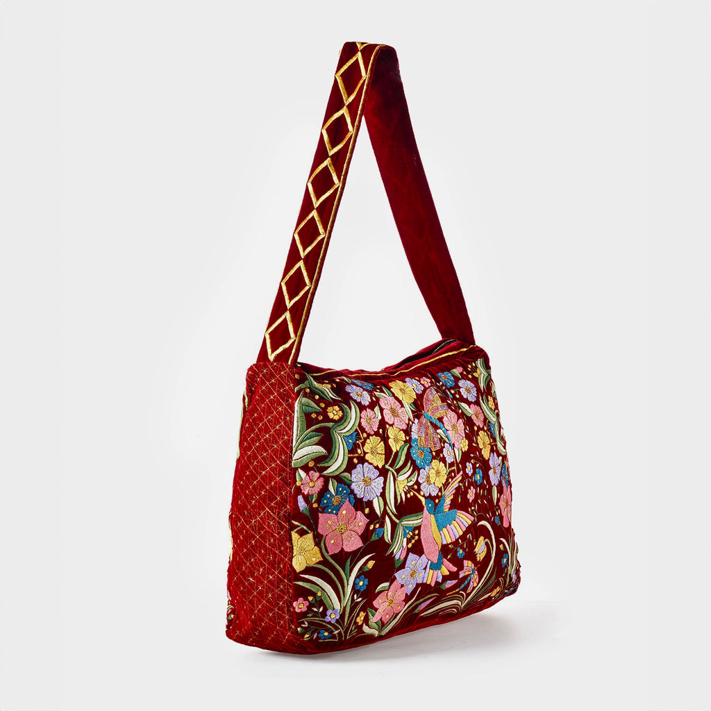 The Selena Luxe Tote Red