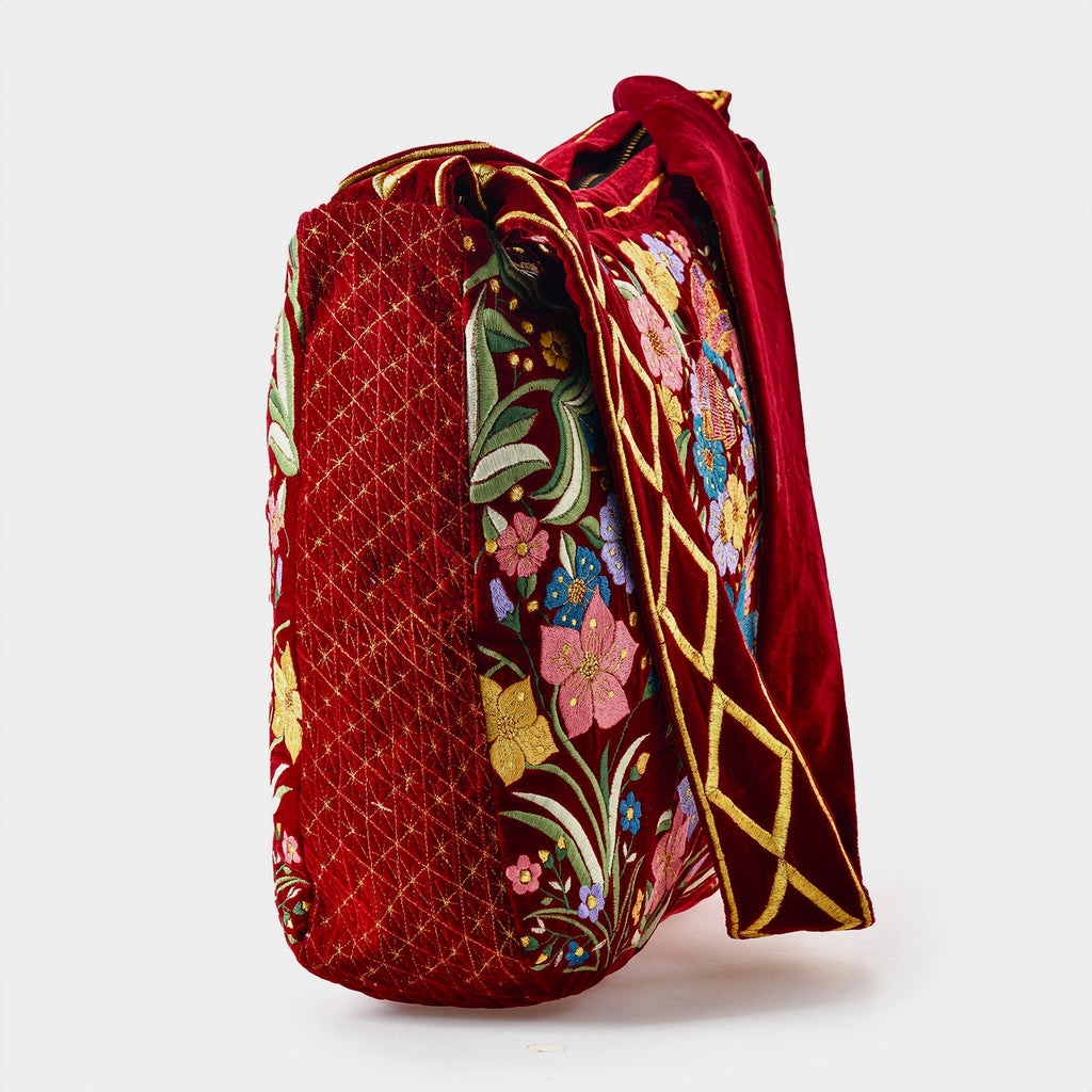 The Selena Luxe Tote Red