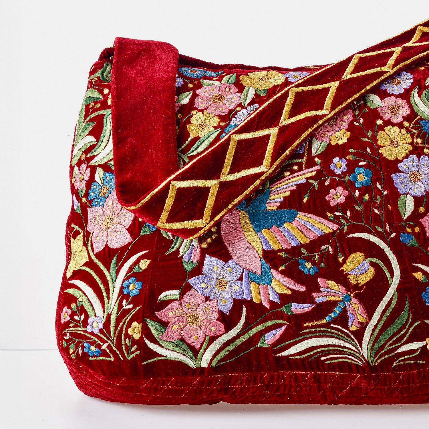 The Selena Luxe Tote Red