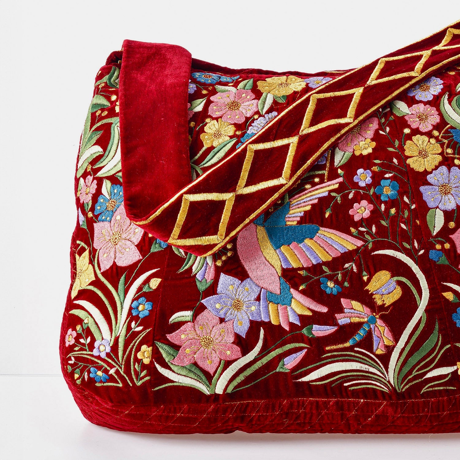 The Selena Luxe Tote Red