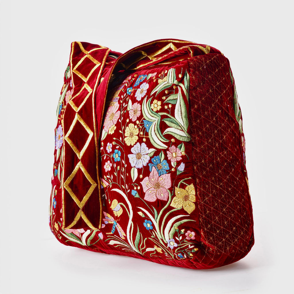 The Selena Luxe Tote Red