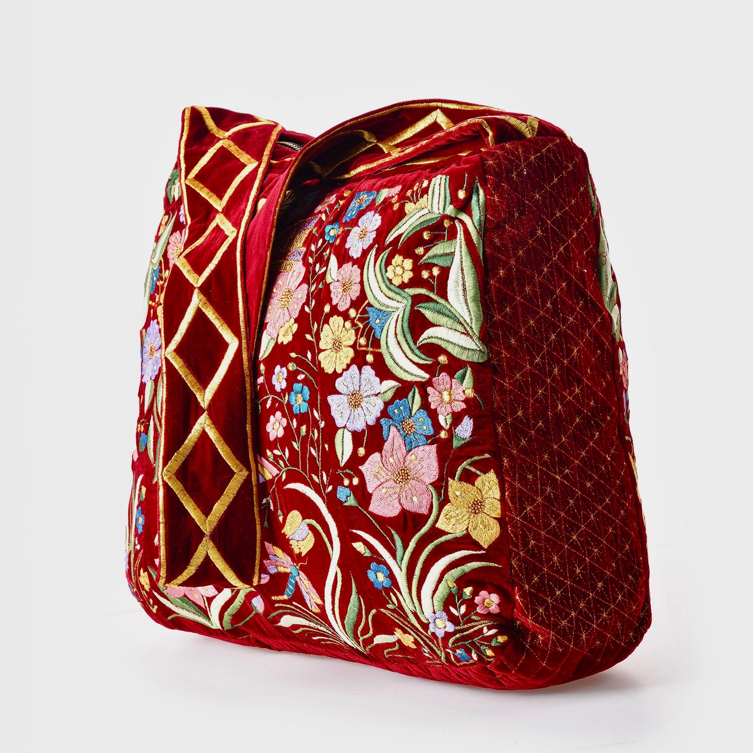 The Selena Luxe Tote Red