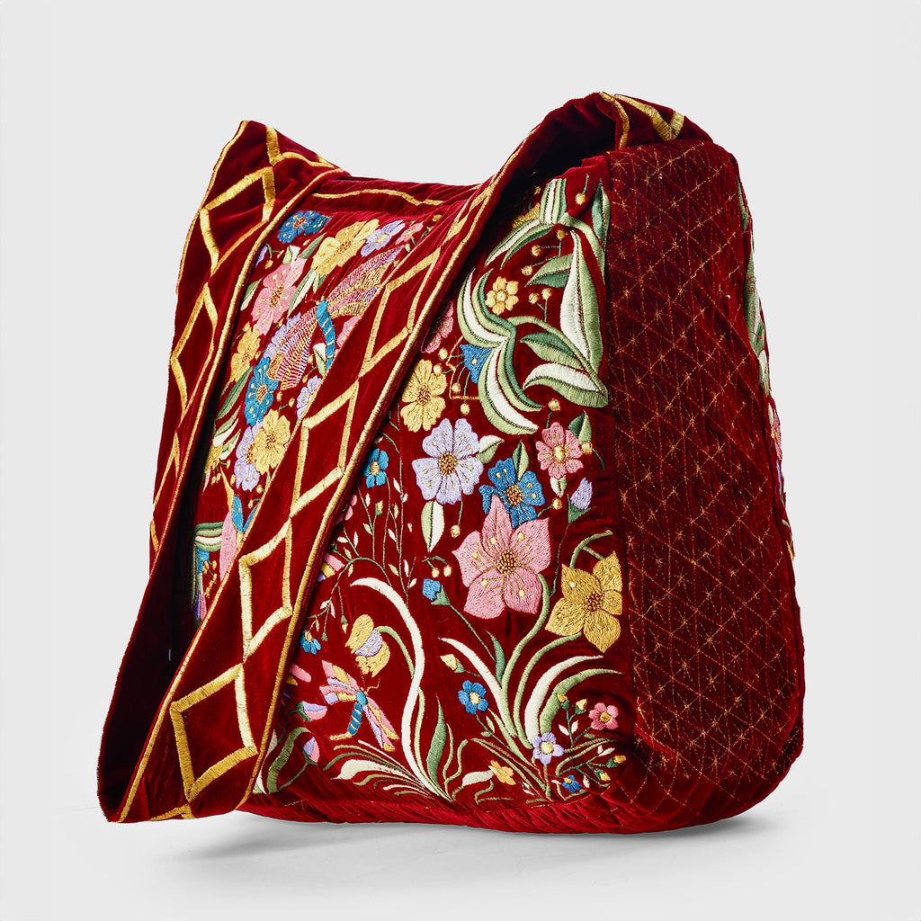 The Selena Luxe Tote Red