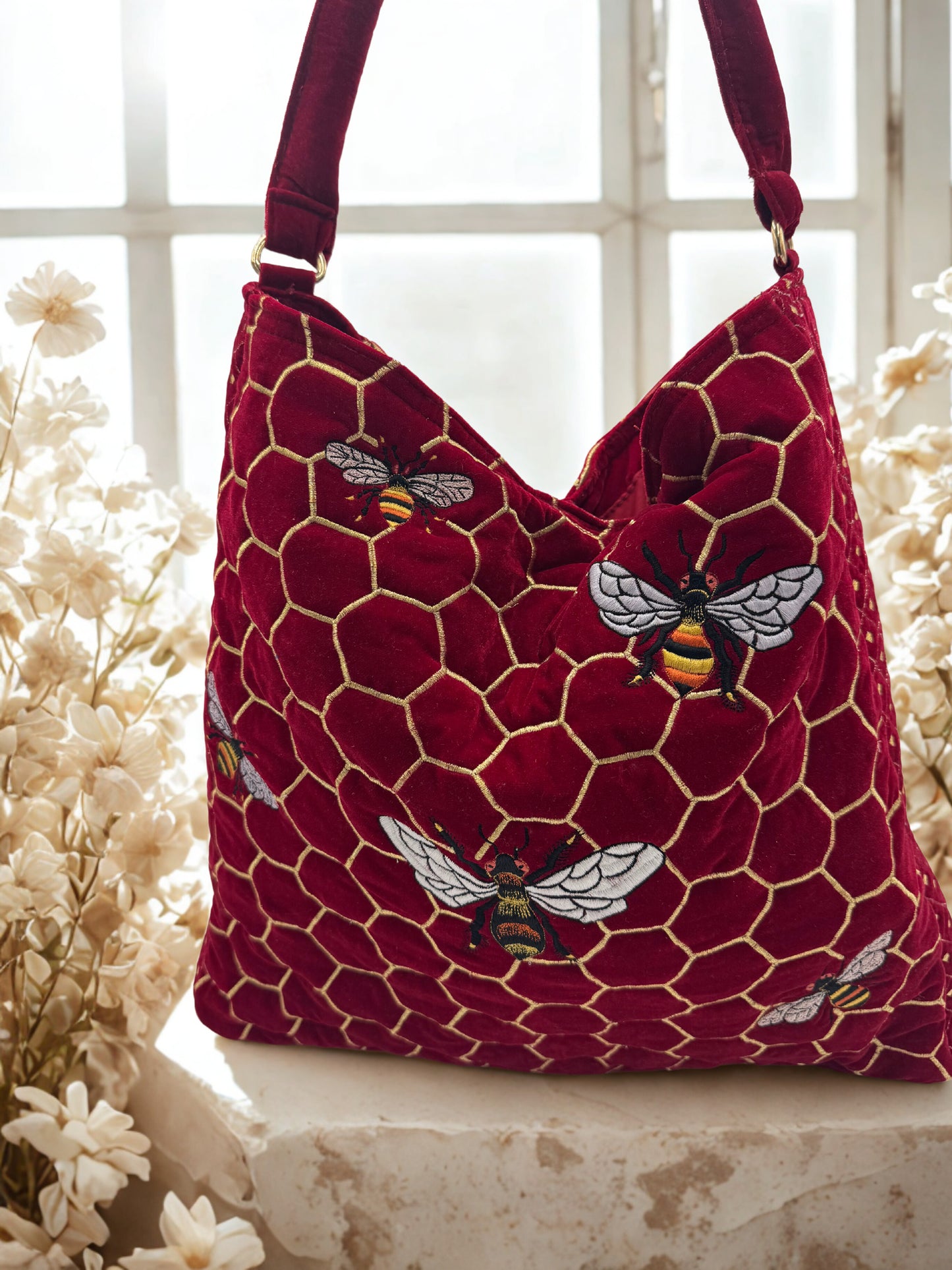 The Melissa Tote - Handcrafted Embroidered Tote Bag