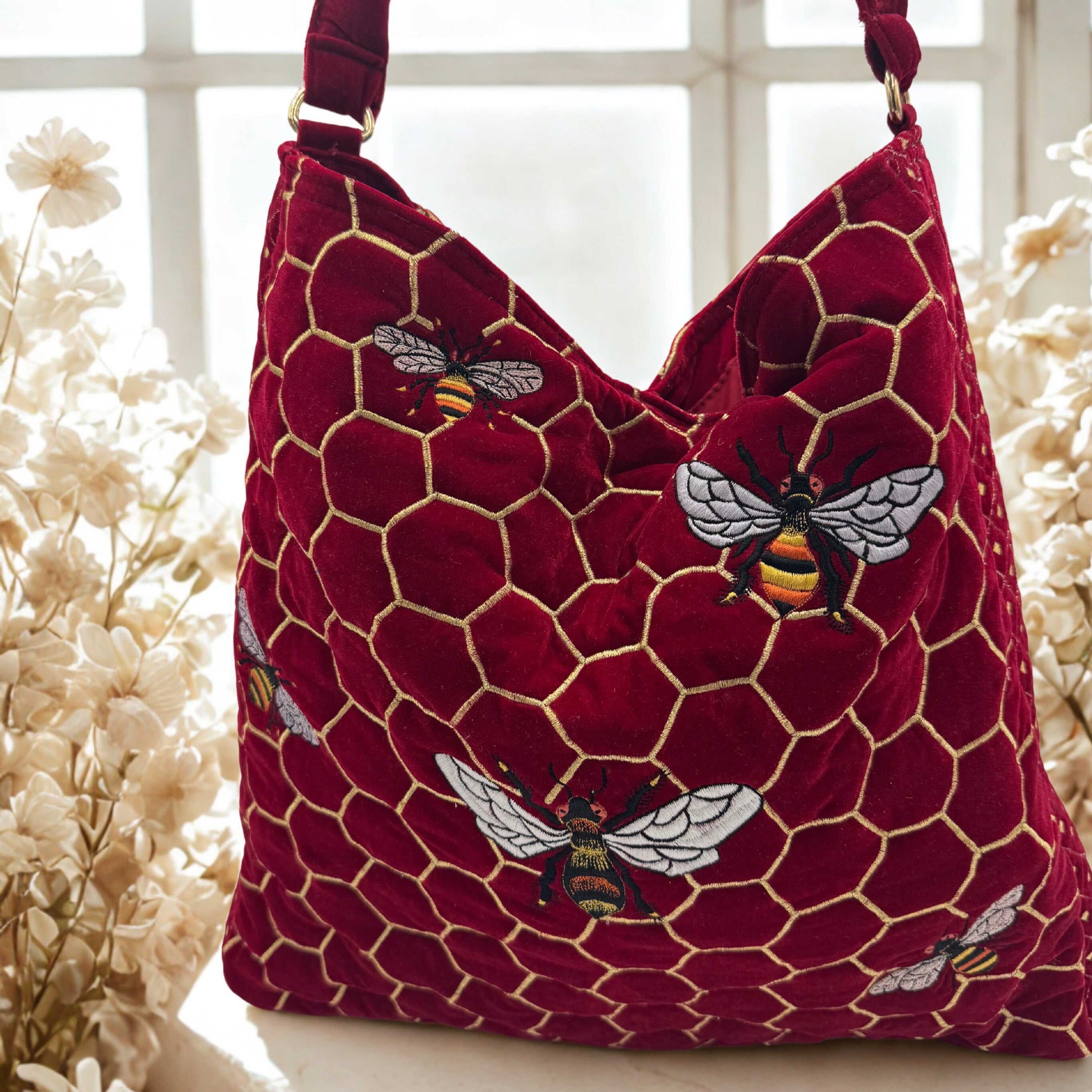 The Melissa Tote - Handcrafted Embroidered Tote Bag