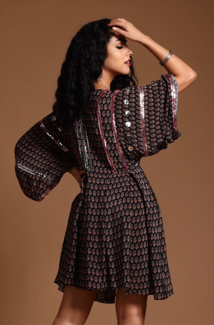 The Nori Short Dress Black