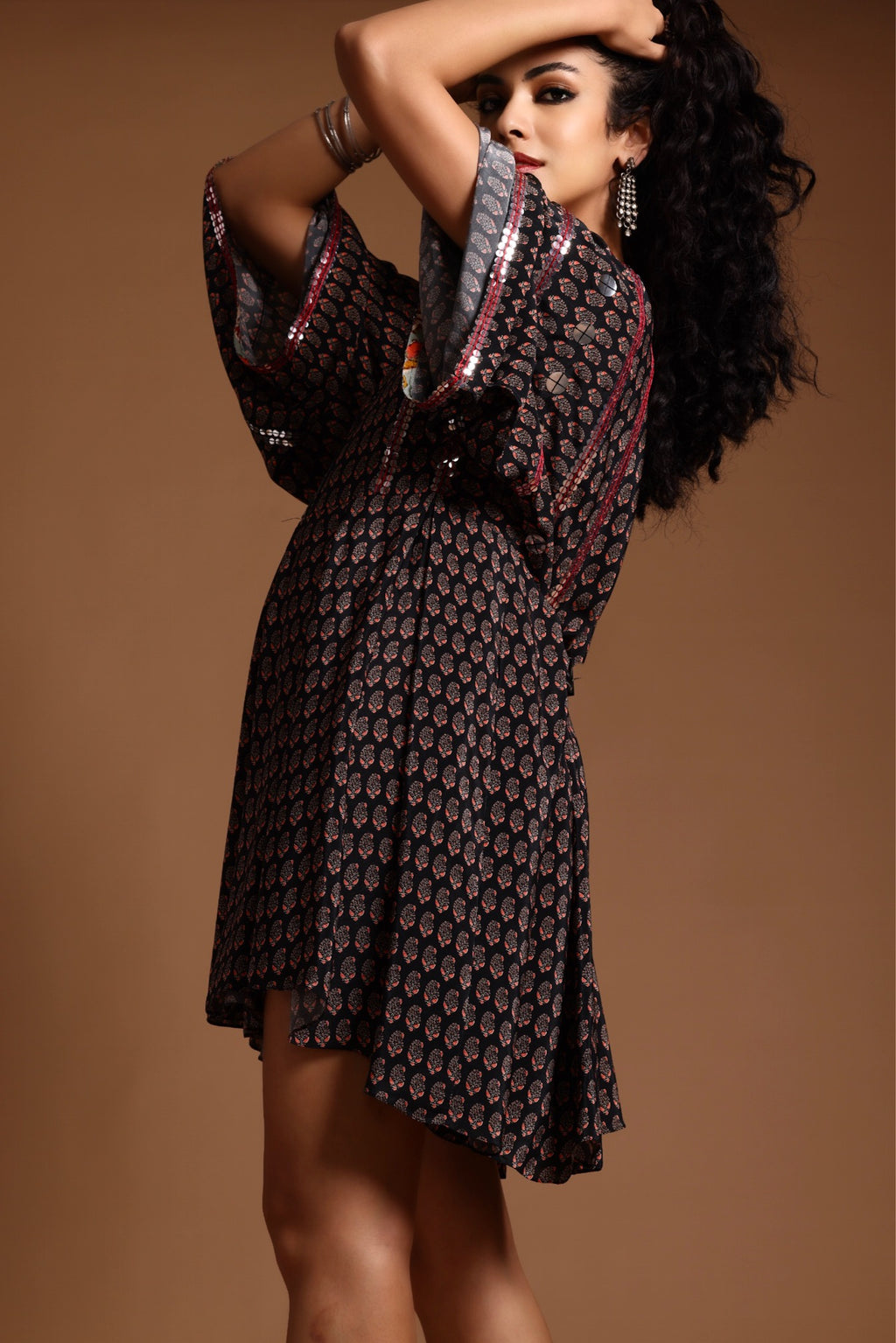 The Nori Short Dress Black