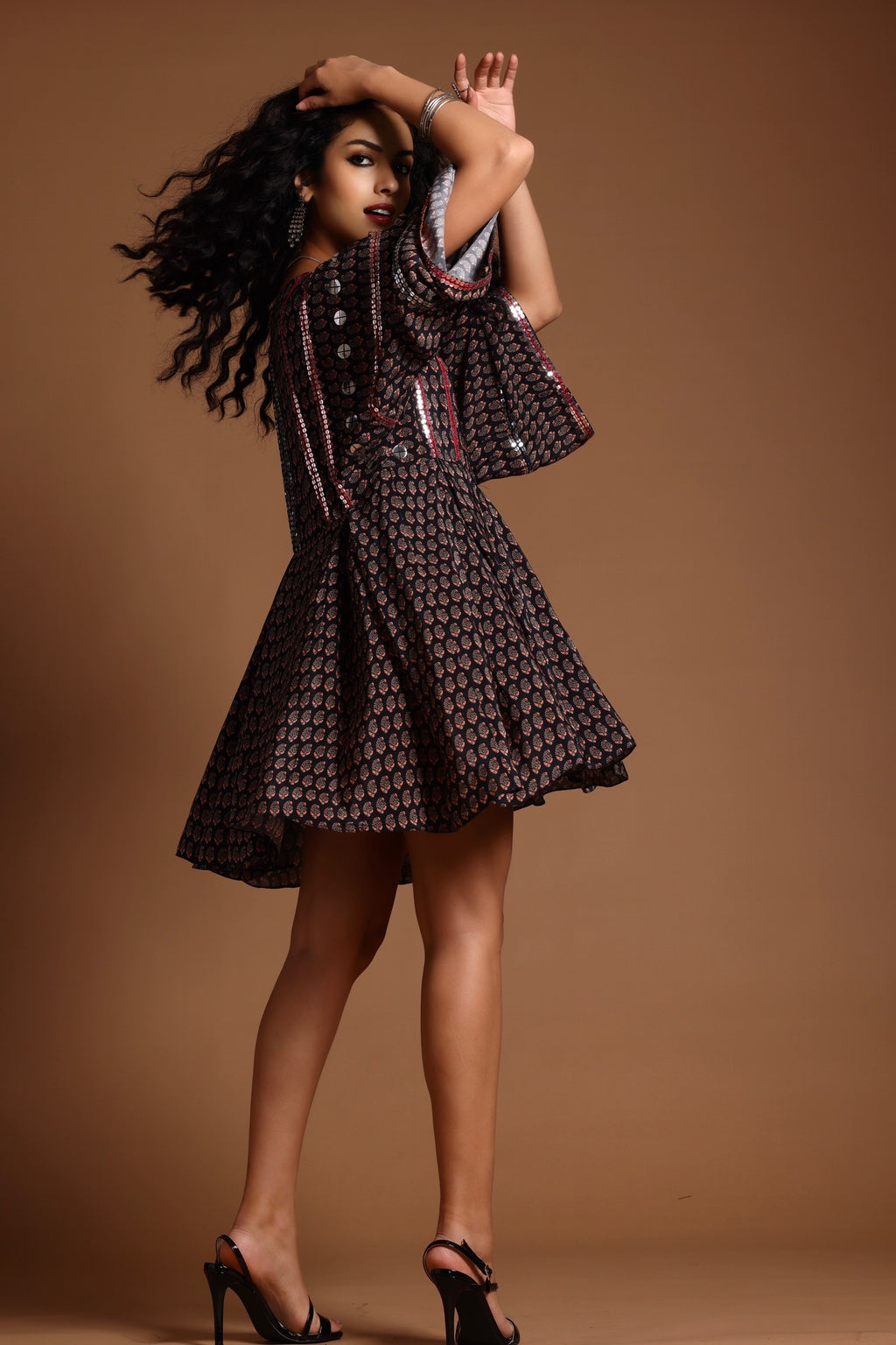 The Nori Short Dress Black