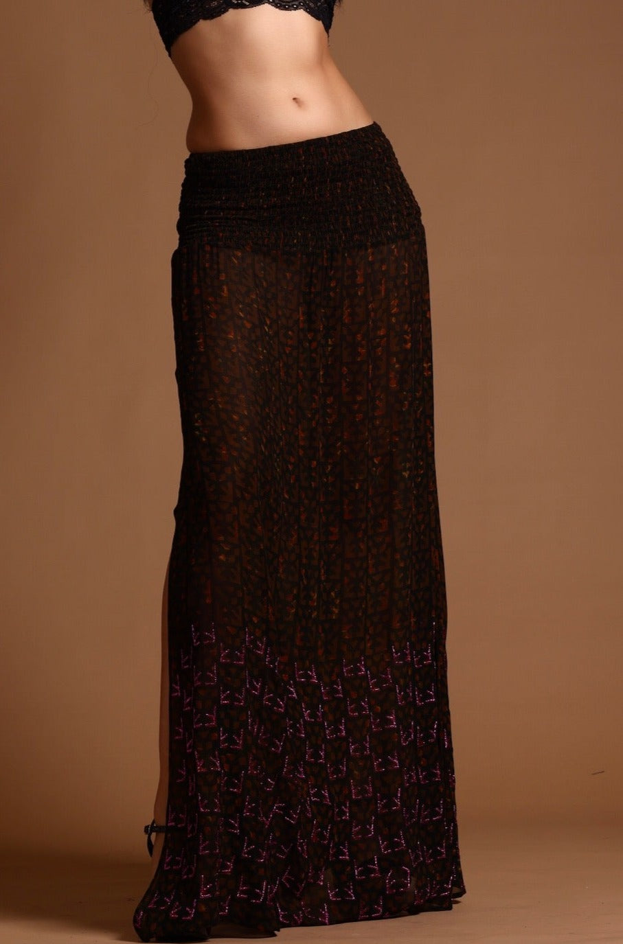 The Poppy Maxi Skirt Brown
