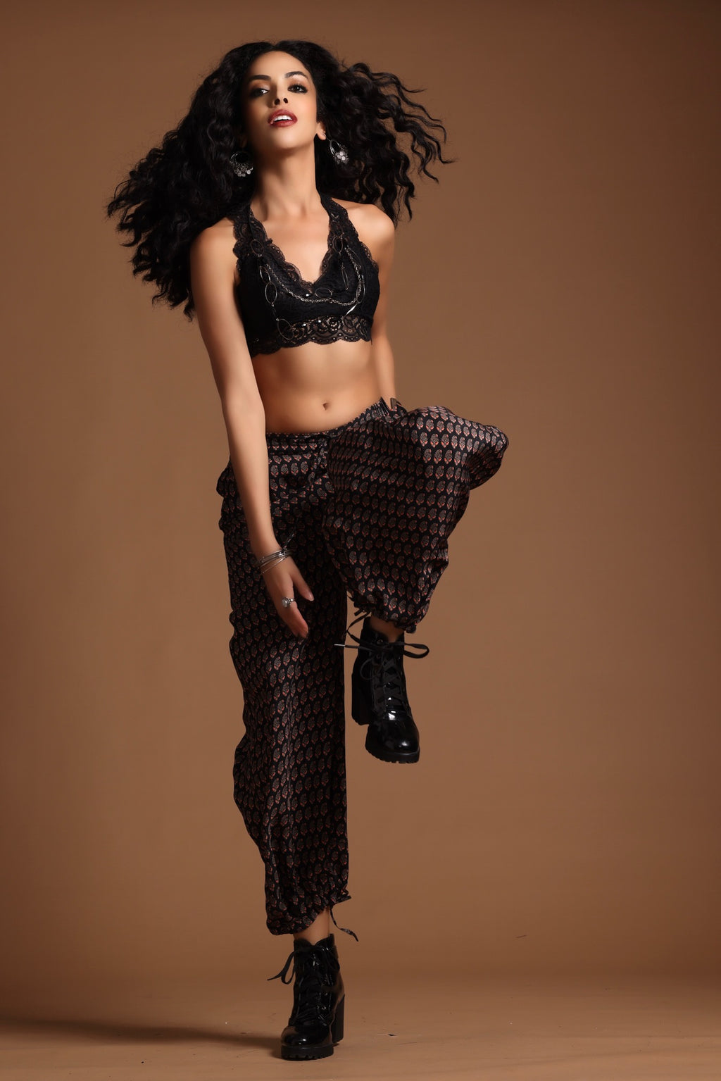The Reva Wide Leg Pants Black