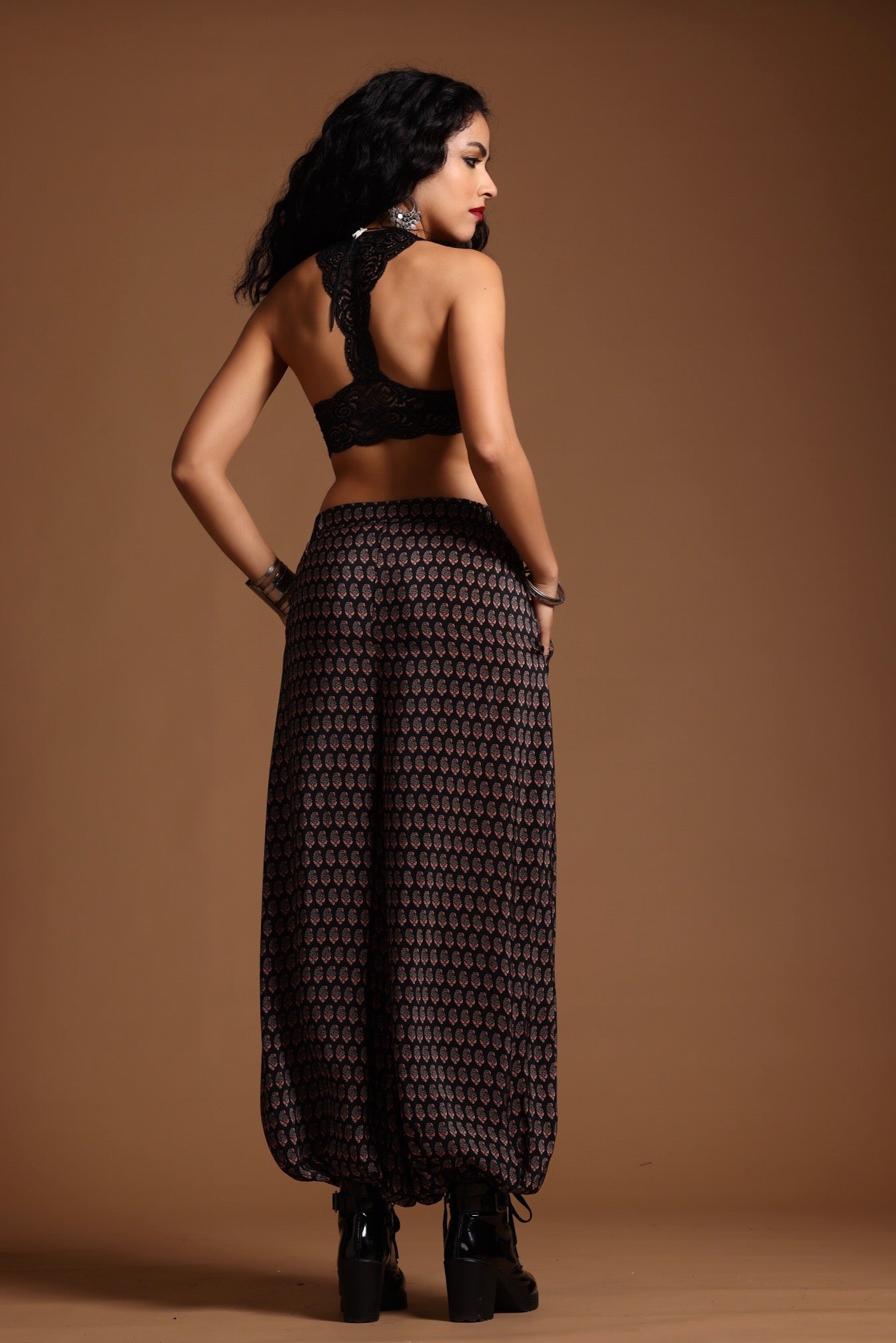 The Reva Wide Leg Pants Black