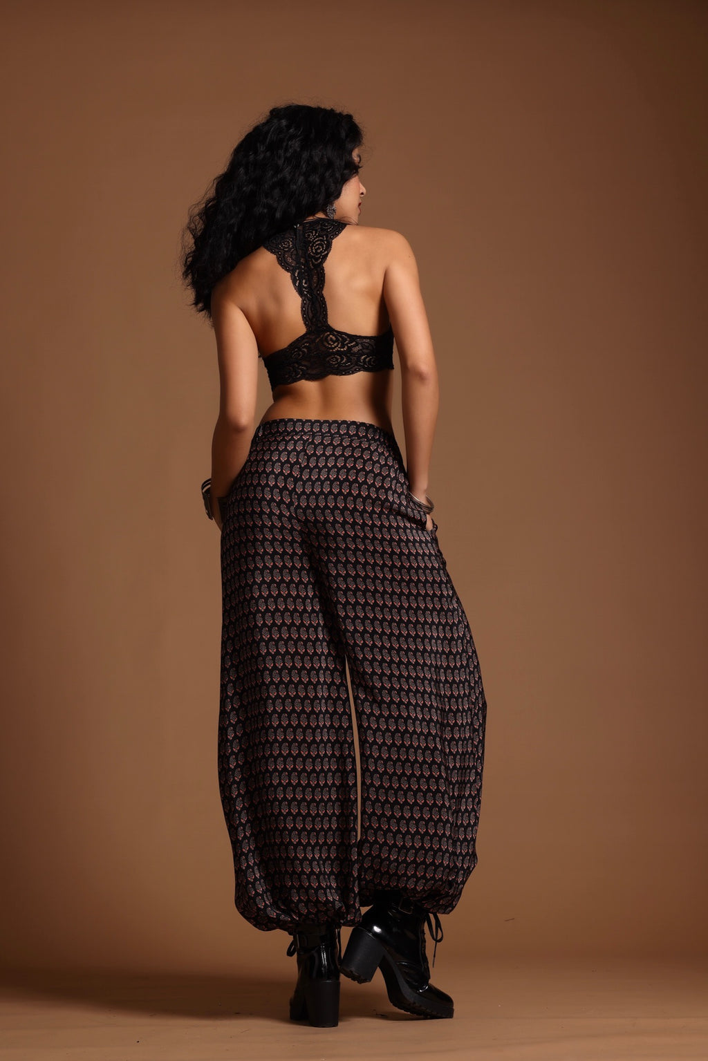 The Reva Wide Leg Pants Black
