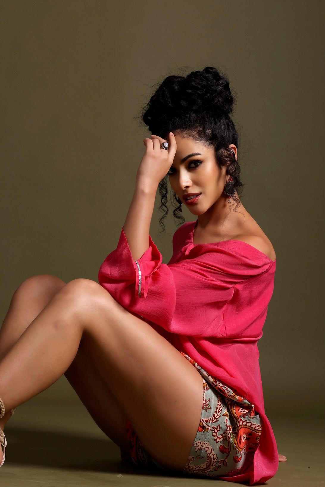 Hailey Long Sleeve Blouse Pink