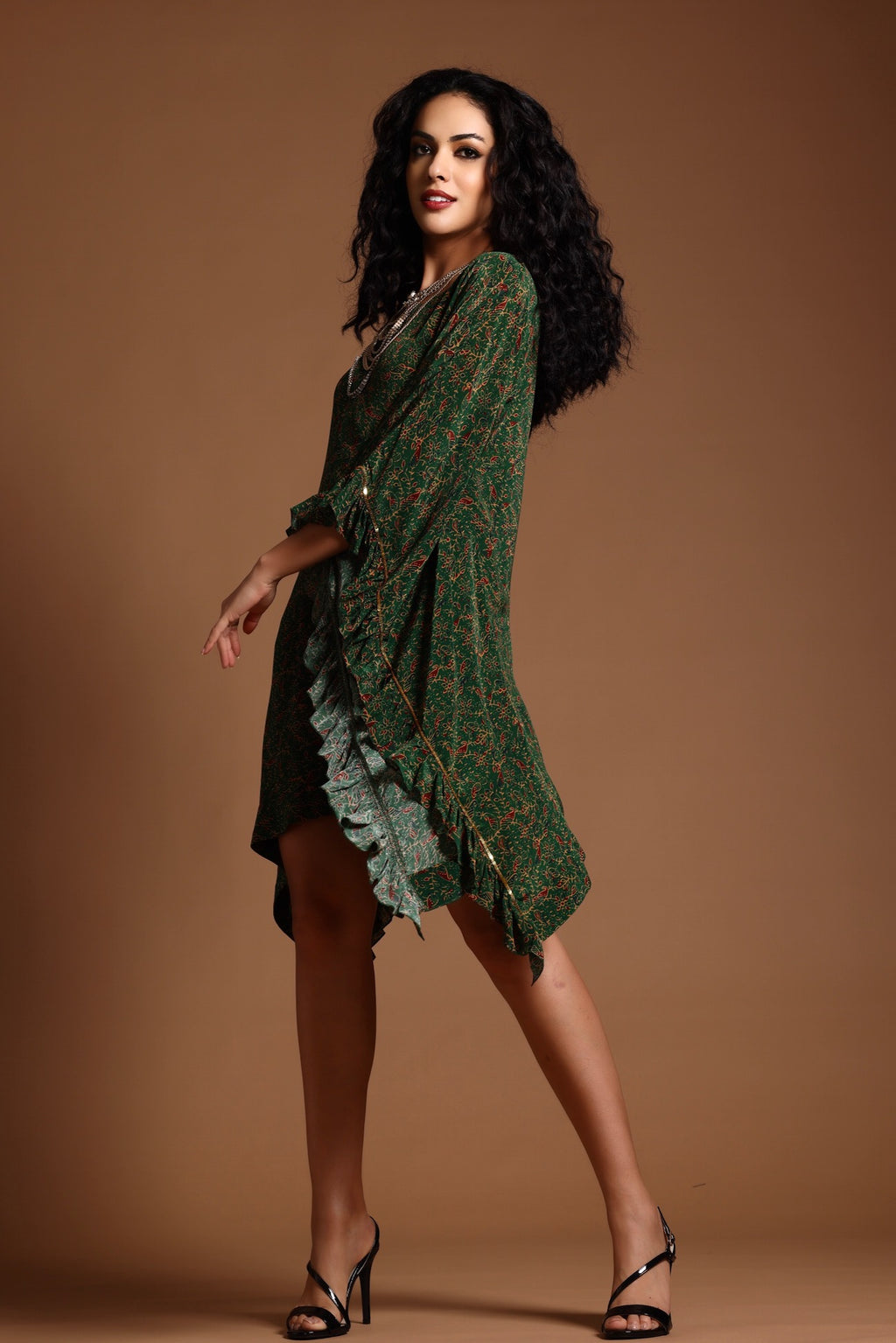 The Sita Kaftan Dress Green