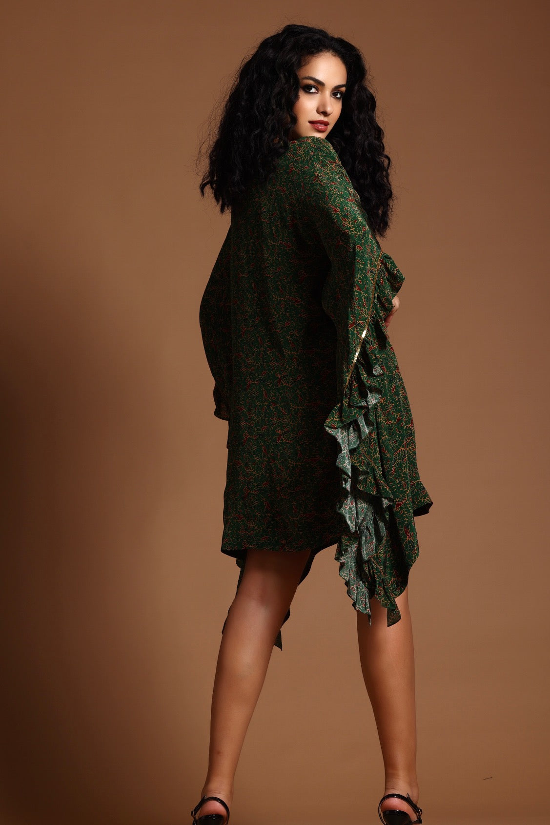 The Sita Kaftan Dress Green