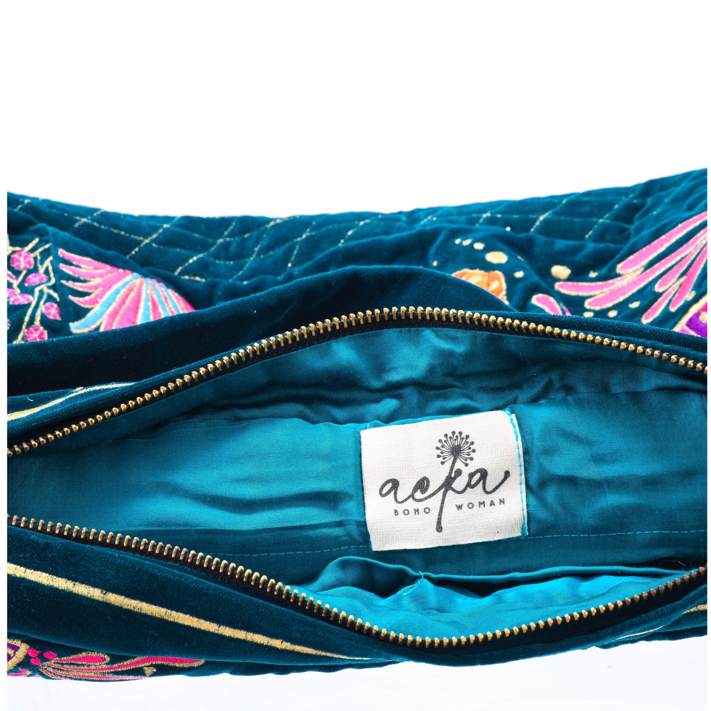 The Azores Luxe Tote Sea Green