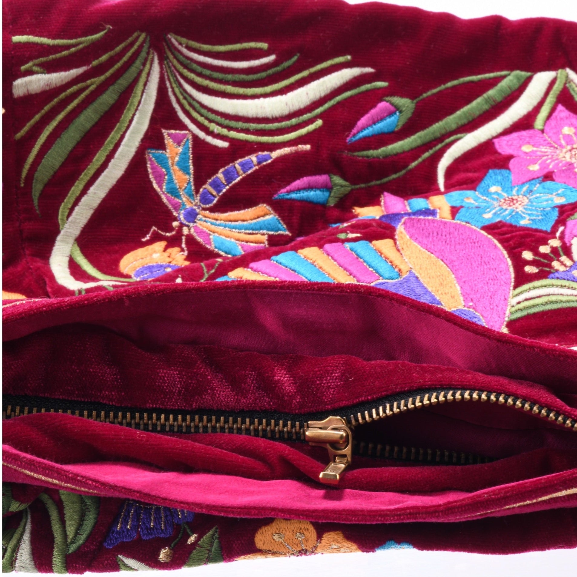 The Selena Luxe Tote Berry Red