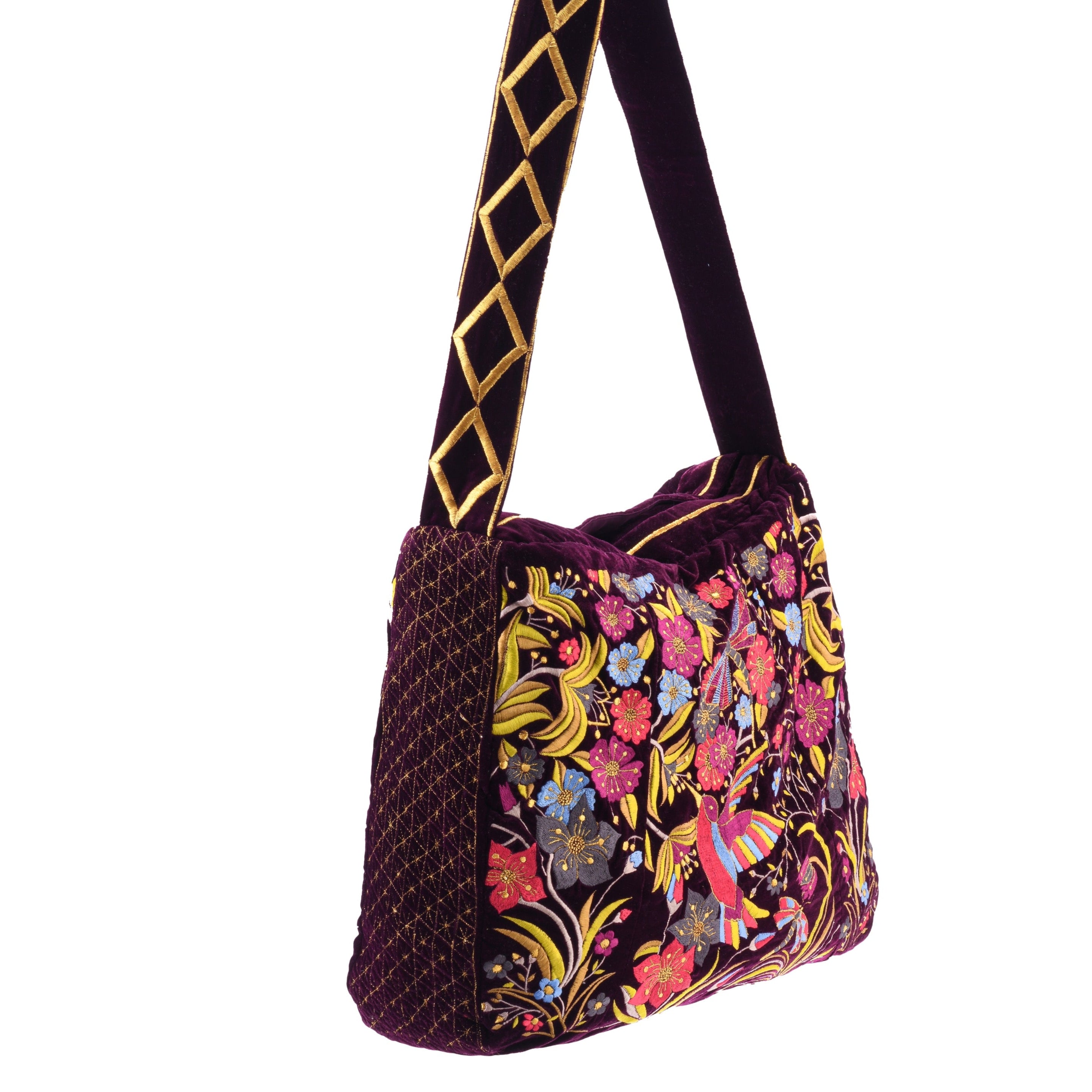 The Selena Luxe Tote Burgundy