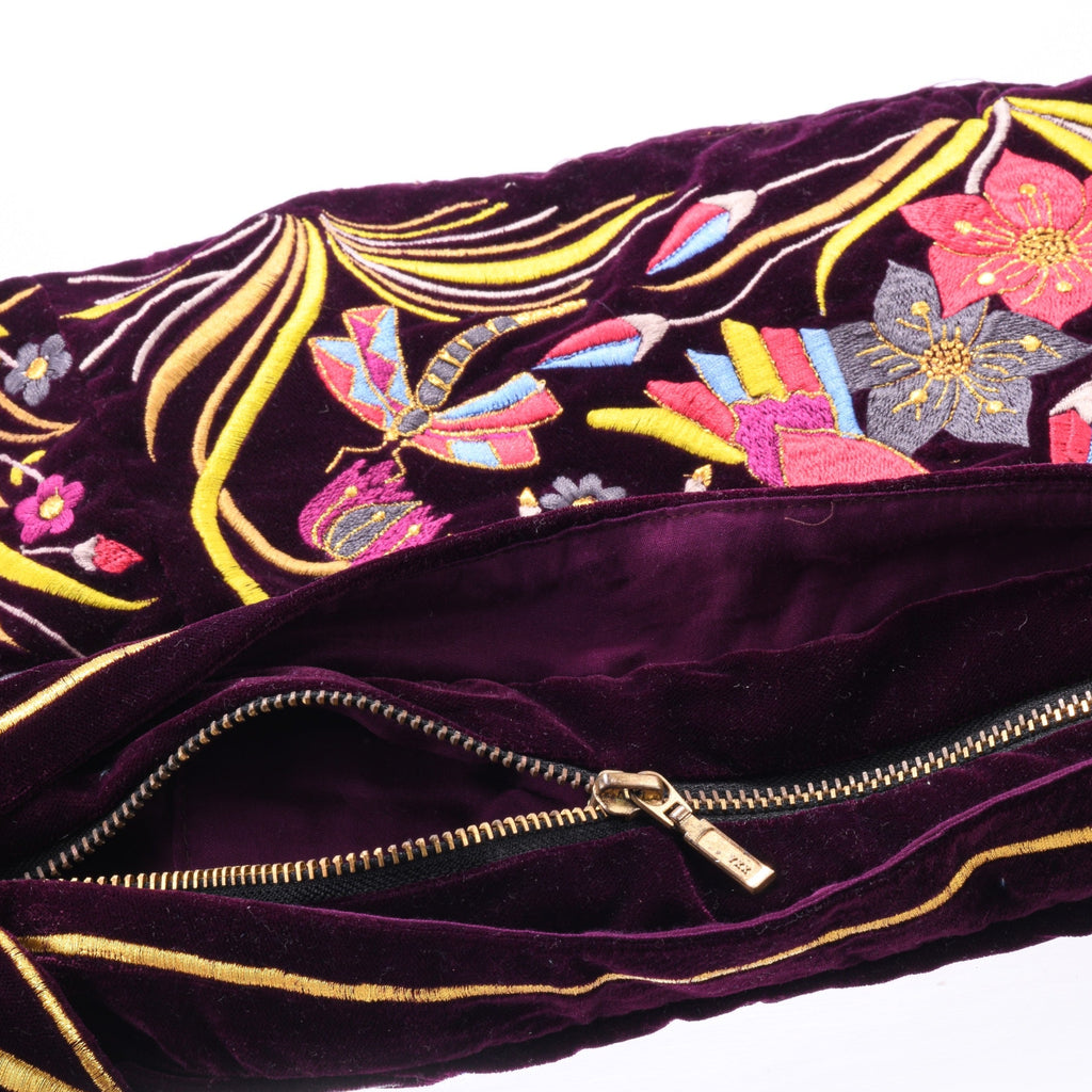 The Selena Luxe Tote Burgundy