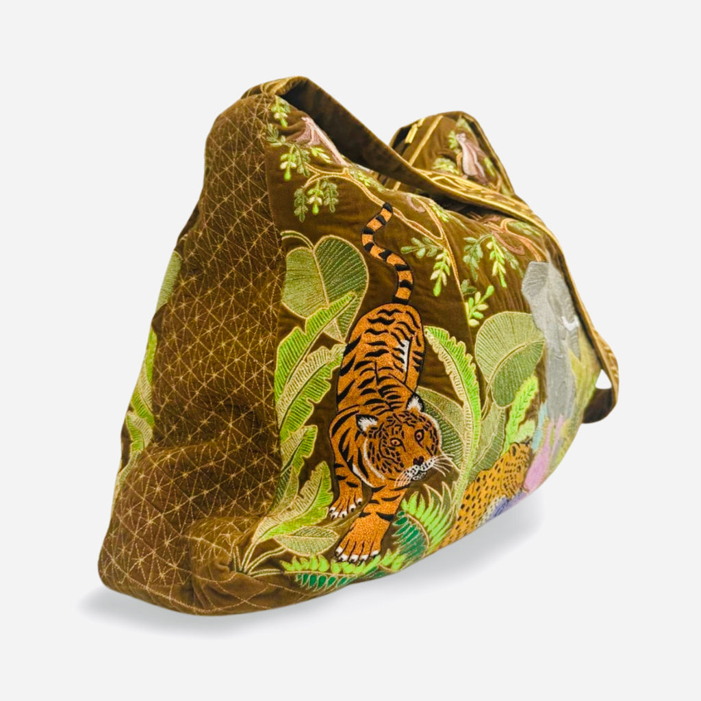 The Paloma Luxe Hobo Bag - Golden Brown