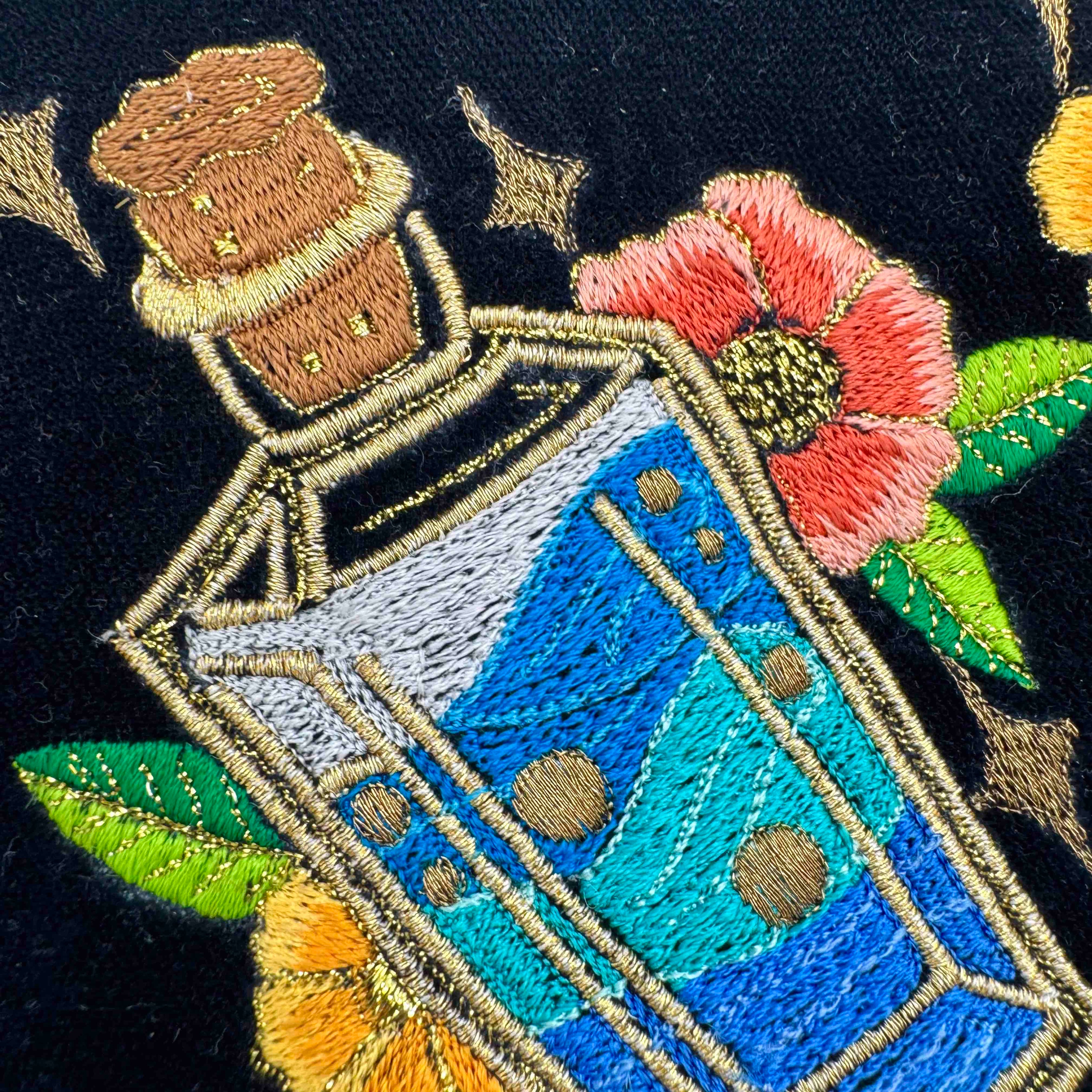 The Potions Luxe Pouch - Inky Black