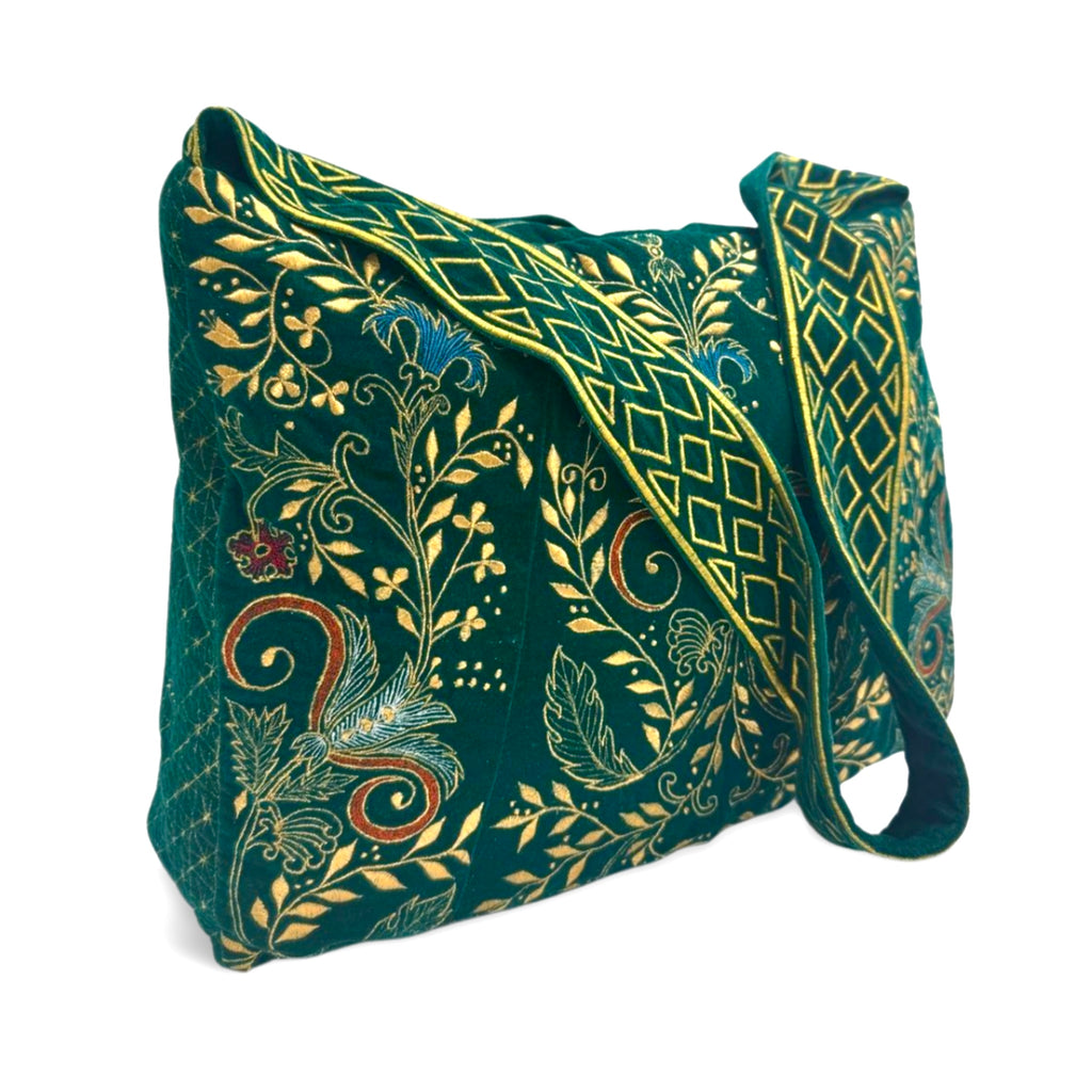 The Arabella Tote - Deep Green