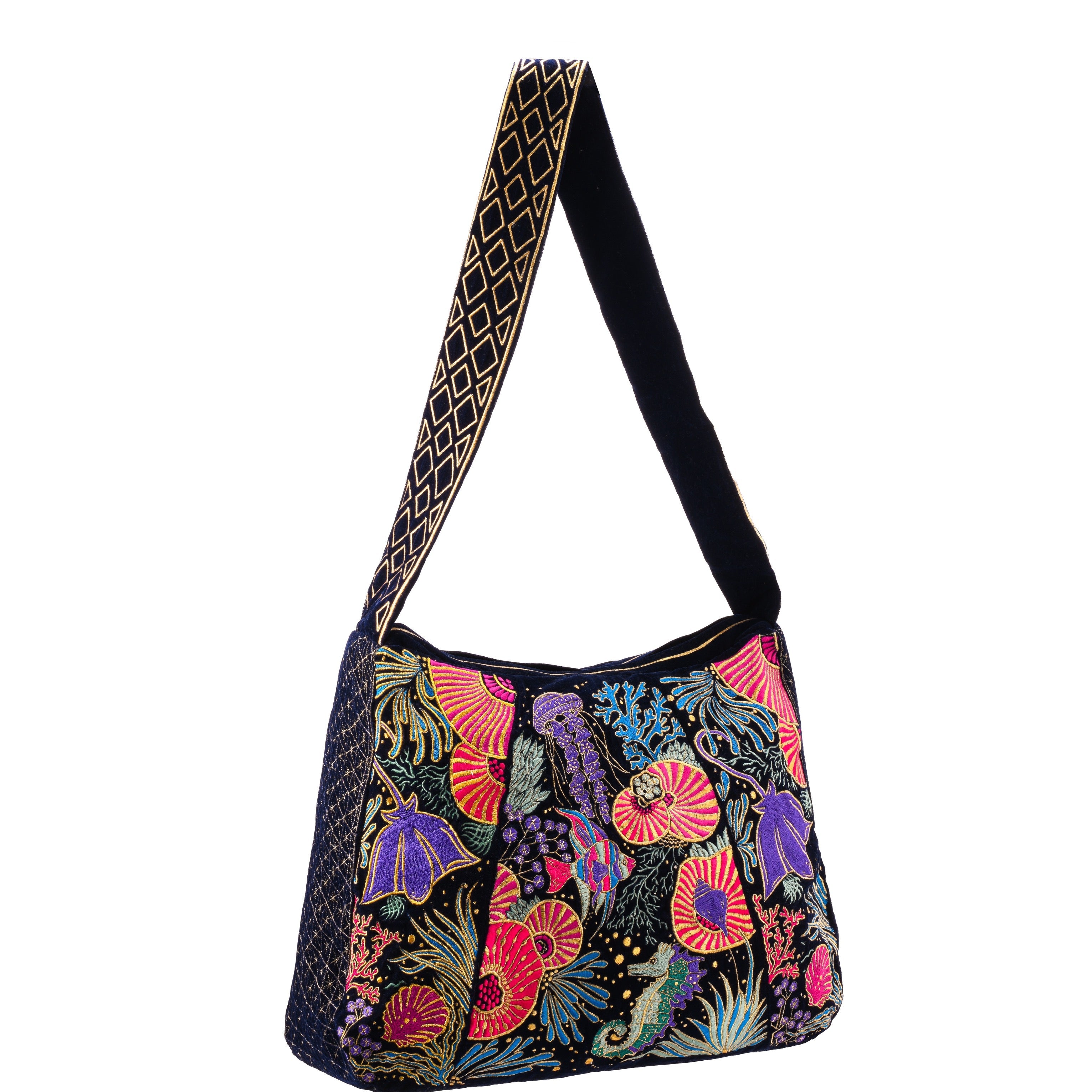 The Azores Luxe Tote Deep Blue