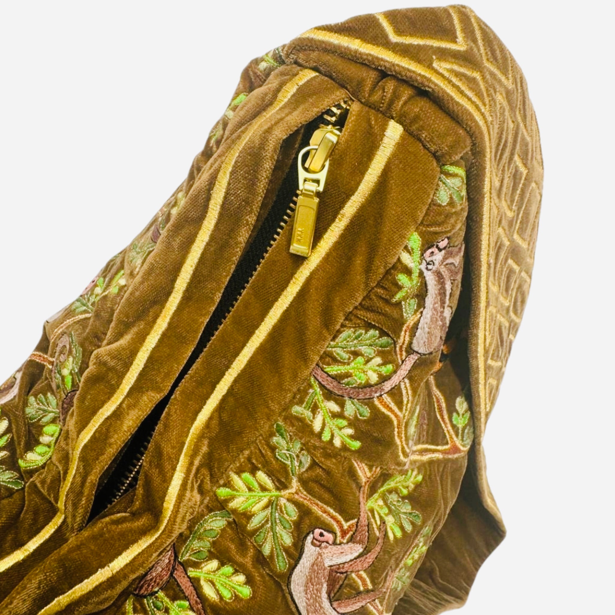 The Paloma Luxe Hobo Bag - Golden Brown