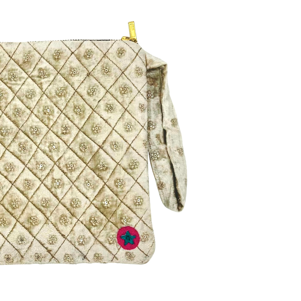 The Celeste Star Pouch - Sea Foam