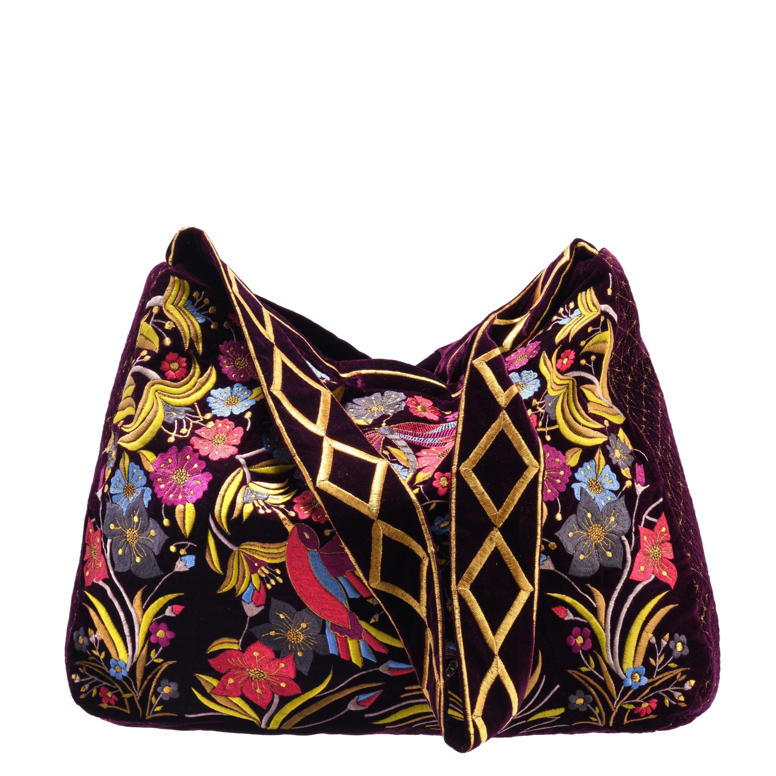 The Selena Luxe Tote Burgundy