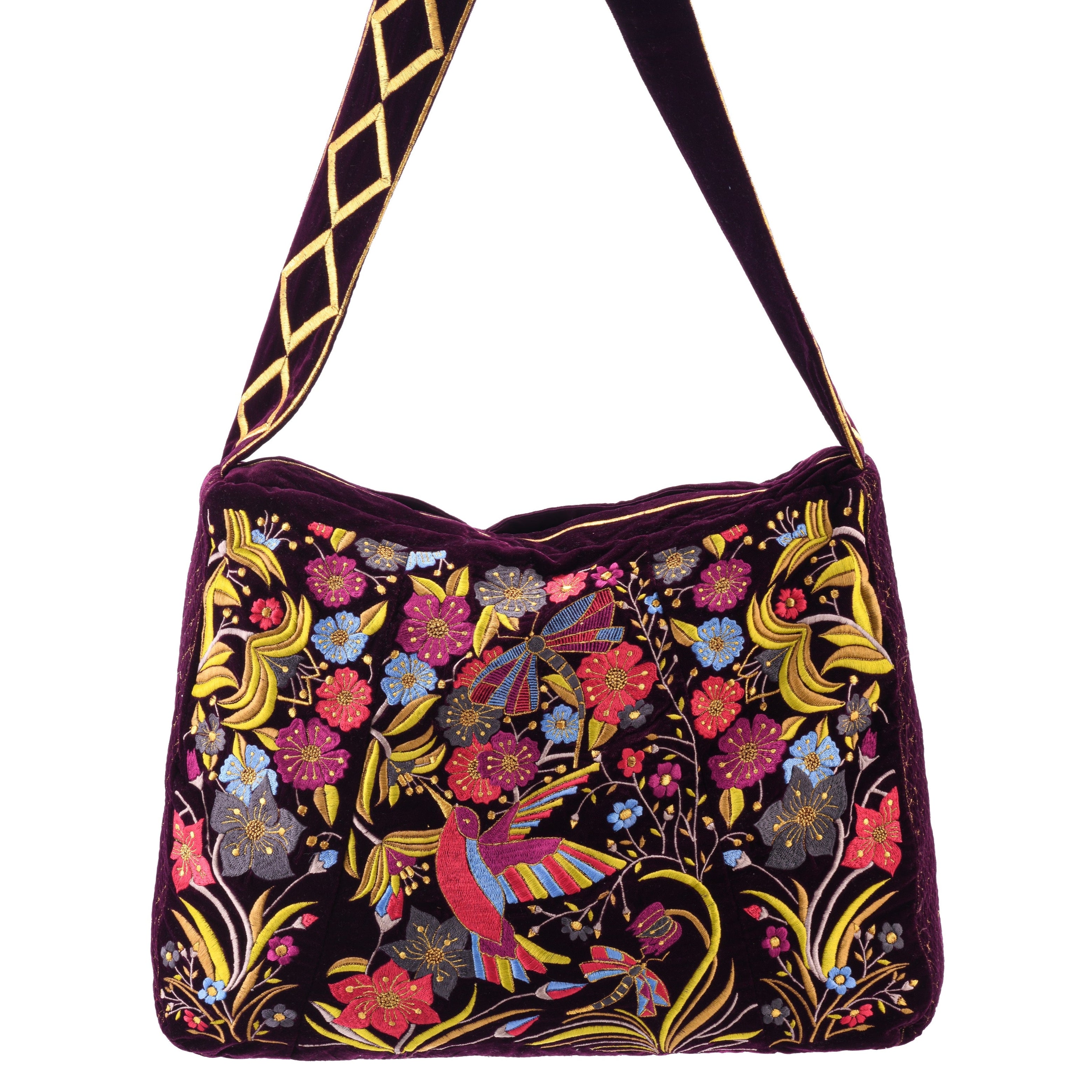 The Selena Luxe Tote Burgundy