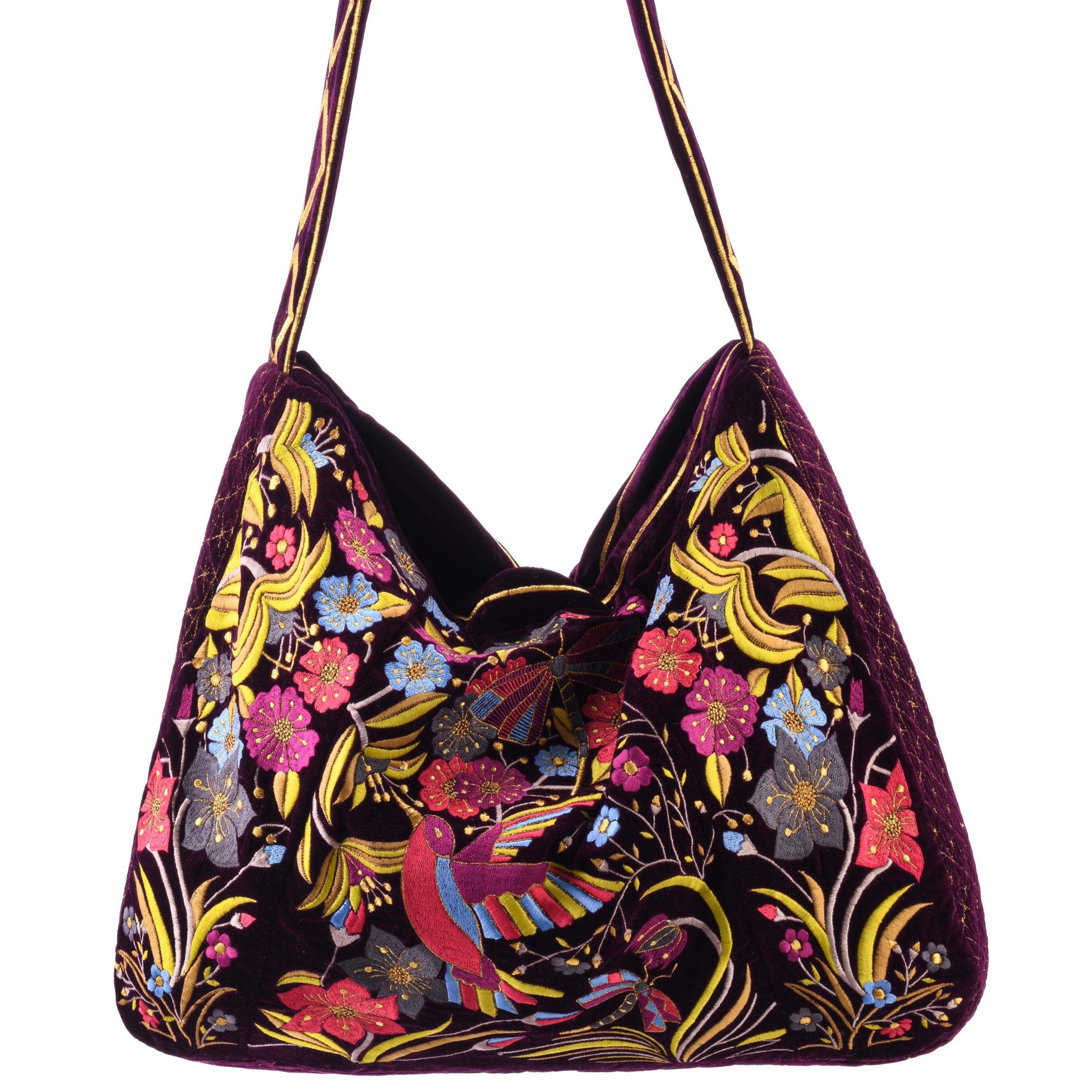 The Selena Luxe Tote Burgundy